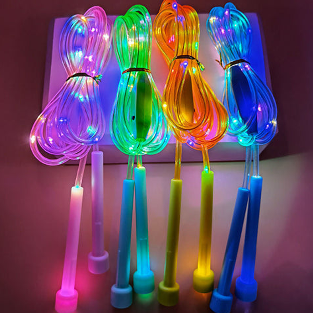 🕹️ KAUFE 2, ERHALTE 1 GRATIS! 🎉 LED-Leuchtseil zum Springen – 3 Lichtmodi, Verstellbare Länge & Rutschfester Griff ✨📦-Remifa®