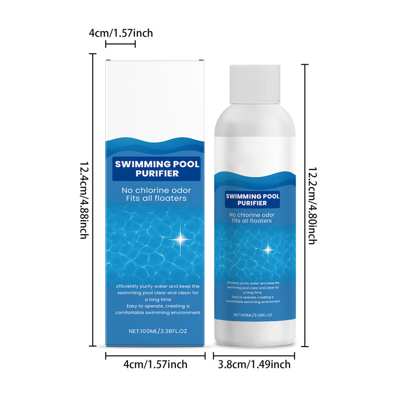 Schwimmbadreinigungsflüssigkeit – effektiv gegen Algen & Trübungen – für klare, hygienisch saubere Becken – ideal für Aufstell- & Folienbecken🏊♂️💧