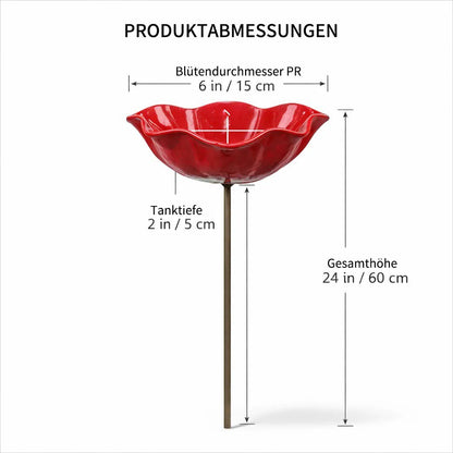 💖🎁 Geschenke zum Muttertag 2026 mit 49 % Rabatt 🎁Handgefertigter Metall-Gartenstecker mit Blume und Vogel 🐦