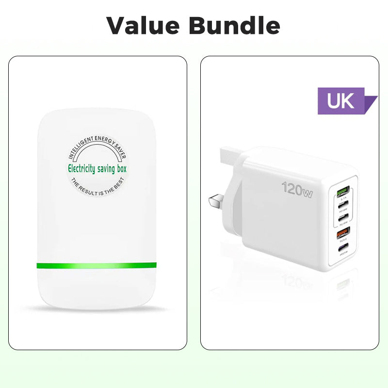 🥳2026 HOT SALE🥳🏠 Blitzverkauf – 50 % Rabatt! 🌟30KW Stromsparbox für Zuhause | Energie sparen & Stromkosten senken🔌