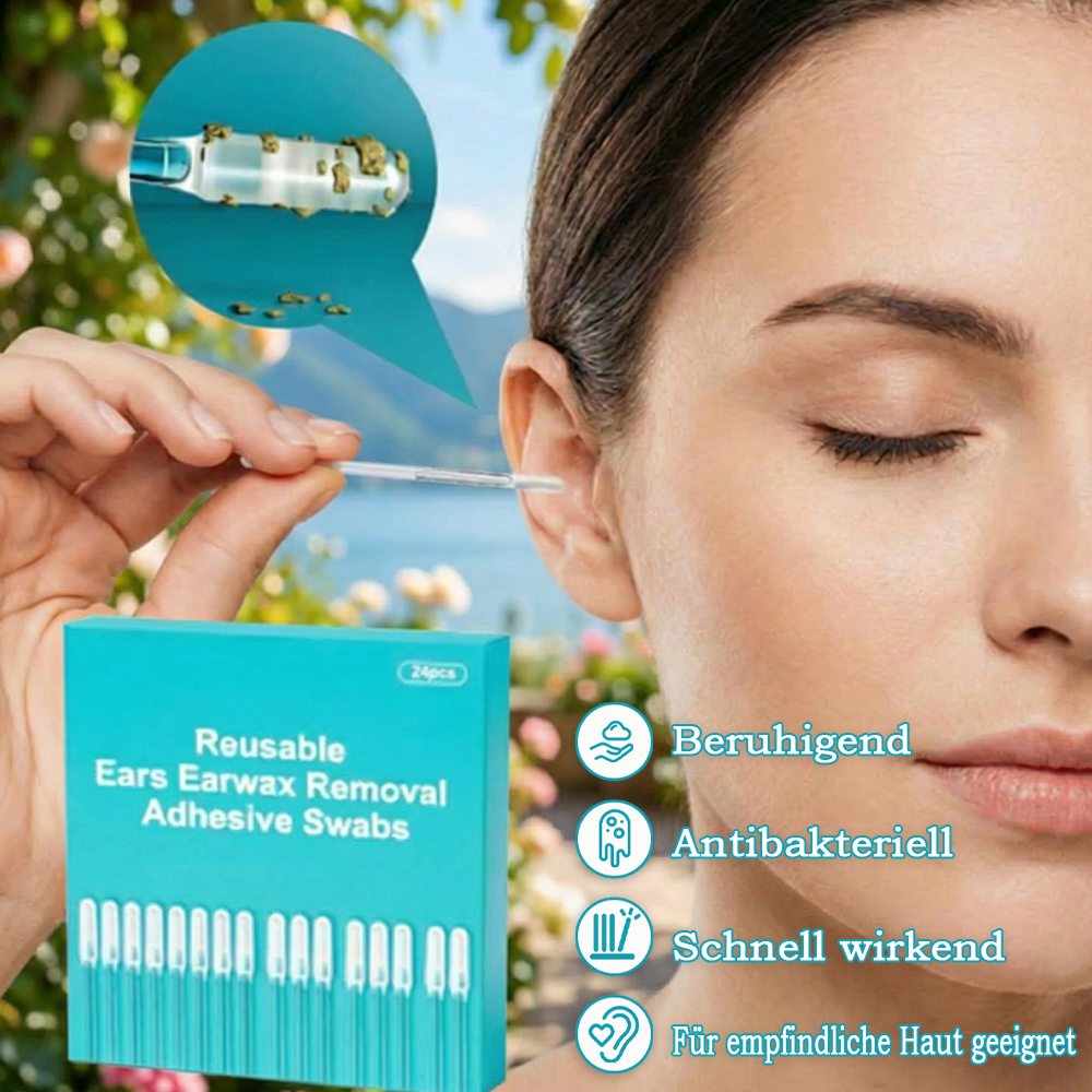 ⏰Letzter Tag Verkauf 50% Rabatt🔥Wiederverwendbare Klebetupfer zur Entfernung von Ohrenschmalz👂