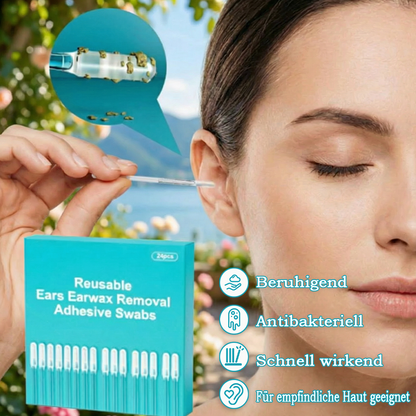 ⏰Letzter Tag Verkauf 50% Rabatt🔥Wiederverwendbare Klebetupfer zur Entfernung von Ohrenschmalz👂