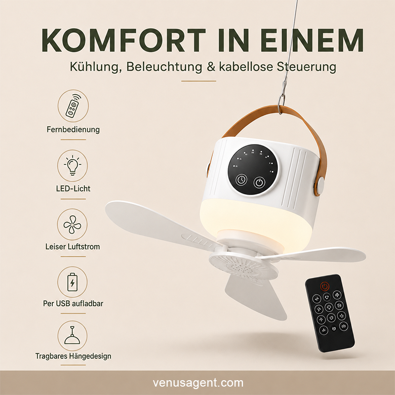 60% OFF⏰ Zeitlich begrenztes Angebot: 40% RABATT auf wiederaufladbaren Deckenventilator mit LED! 🌬️✨ (Copy)