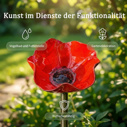 💖🎁 Geschenke zum Muttertag 2026 mit 49 % Rabatt 🎁Handgefertigter Metall-Gartenstecker mit Blume und Vogel 🐦