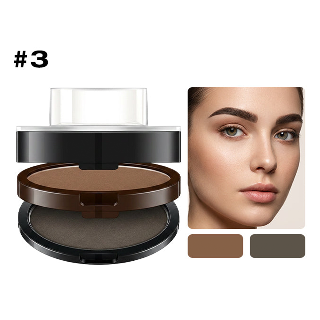 🥳 HEISSER SALE 2026 – 50% RABATT! 💞 50.000+ VERKAUFT ! Sofort verstellbarer Augenbrauenstempel mit zweifarbigem Augenbrauenpuder