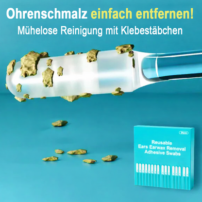 ⏰Letzter Tag Verkauf 50% Rabatt🔥Wiederverwendbare Klebetupfer zur Entfernung von Ohrenschmalz👂