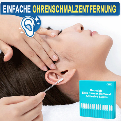⏰Letzter Tag Verkauf 50% Rabatt🔥Wiederverwendbare Klebetupfer zur Entfernung von Ohrenschmalz👂