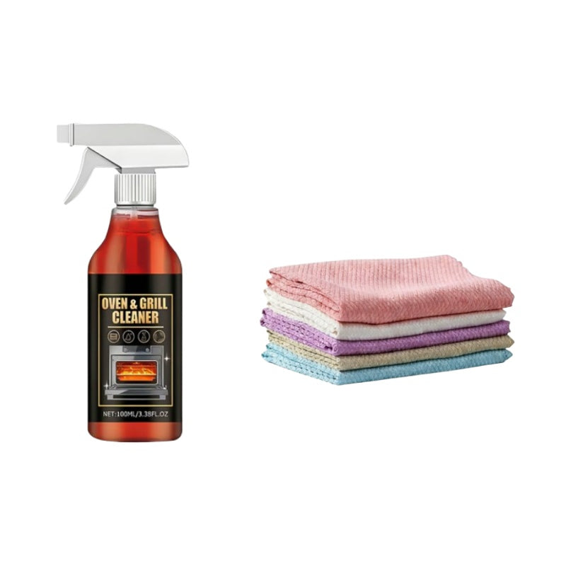 🧼 JETZT 60 % RABATT! ✨ Ofen- und Grillreiniger-Spray – Löst Fett in 5 Minuten, kein Schrubben nötig & beseitigt Gerüche 🔥