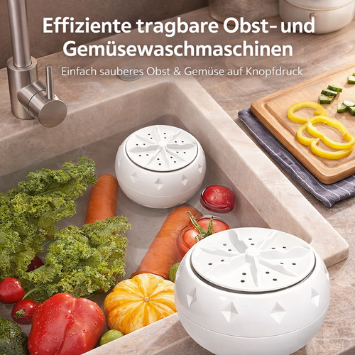 60% OFF DE🍉🥬 Effiziente tragbare Obst- und Gemüsewaschmaschinen (Copy)