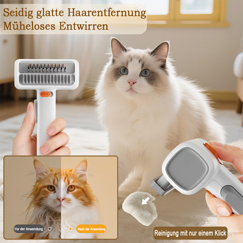 🔥 2026 SALE - 2-IN-1 Selbstentwirrender & Pflegekamm für Haustiere