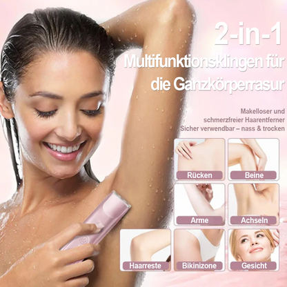 🩷Heißer Verkauf - 49% Rabatt🩷Comfort 2 in 1 Elektrischer Damenrasierer -Remifa®