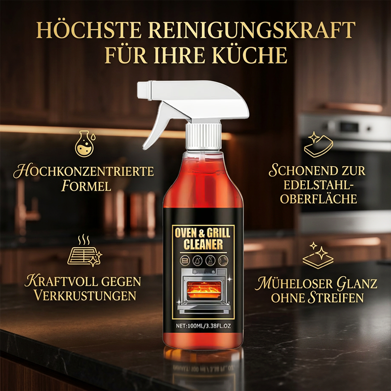 🧼 JETZT 60 % RABATT! ✨ Ofen- und Grillreiniger-Spray – Löst Fett in 5 Minuten, kein Schrubben nötig & beseitigt Gerüche 🔥