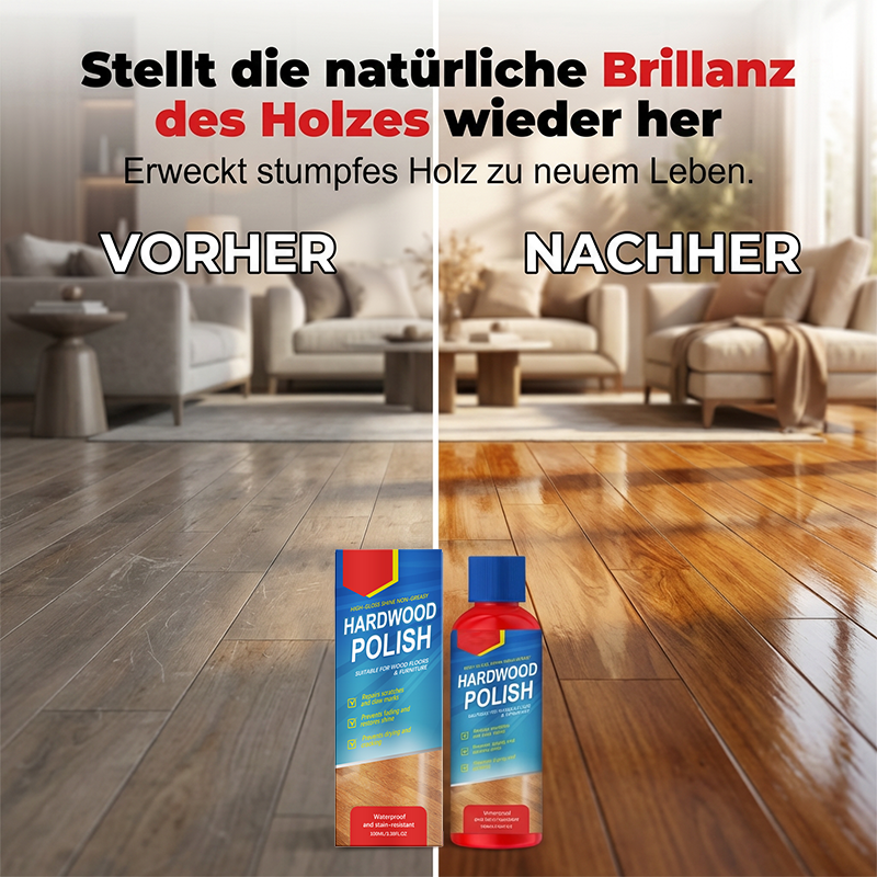 ✨Hochglanz-Holzpolitur für Fußböden