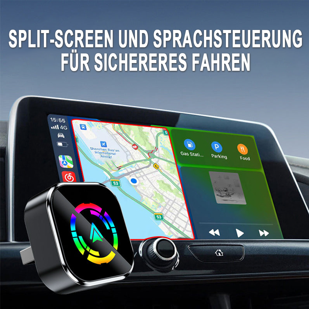 🚗📱 2-in-1-WLAN-Adapter: Kabellos Auto-Connect für iPhone & Android – Fahrsicherheit & Freiheit genießen! 🔋🎉