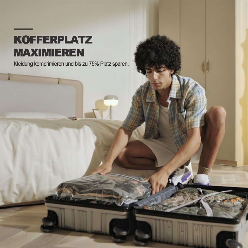 60% OFF DE Vakuum-Kompressionsbeutel für Reisen & Zuhause – Platzsparende Aufbewahrung für Kleidung 🧳🏠 (Copy)