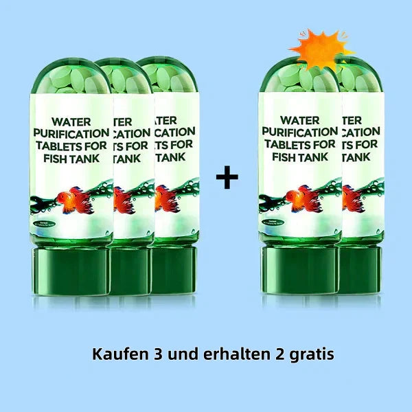 Blitzangebot: 50% Rabatt💥🚀Kaufen 2 und erhalten 1 gratis♻️💧Leistungsstarke Wasserreinigungstablette für Aquarien -Furzero®