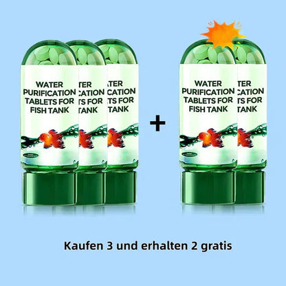 Blitzangebot: 50% Rabatt💥🚀Kaufen 2 und erhalten 1 gratis♻️💧Leistungsstarke Wasserreinigungstablette für Aquarien -Furzero®