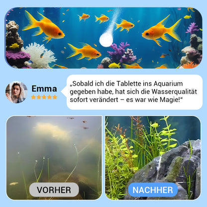 Blitzangebot: 50% Rabatt💥🚀Kaufen 2 und erhalten 1 gratis♻️💧Leistungsstarke Wasserreinigungstablette für Aquarien -Furzero®