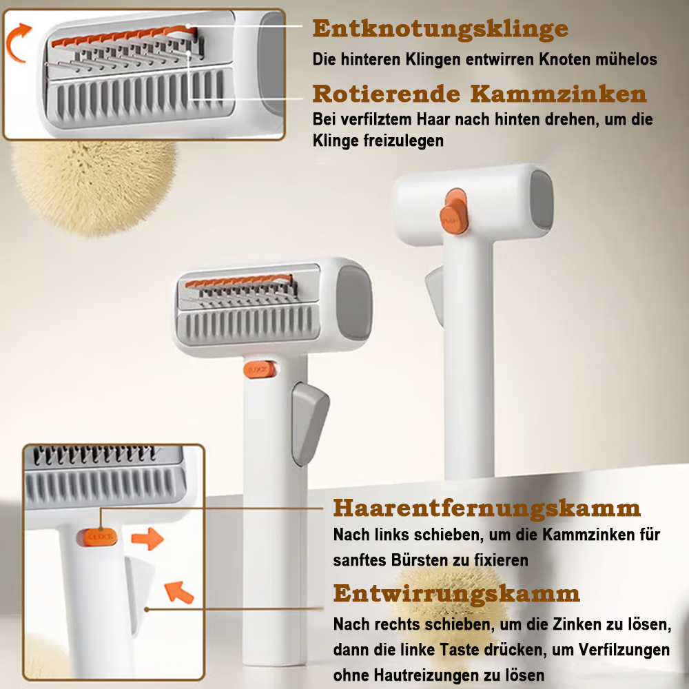 60% OFF DE🔥 2026 SALE - 2-IN-1 Selbstentwirrender & Pflegekamm für Haustiere (Copy)