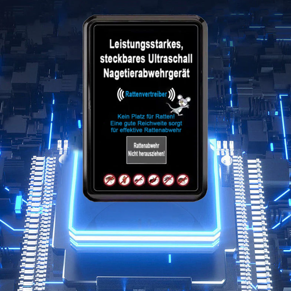 Leistungsstarkes Plug-In-Ultraschall-Nagetierabwehrmittel -Remifa®