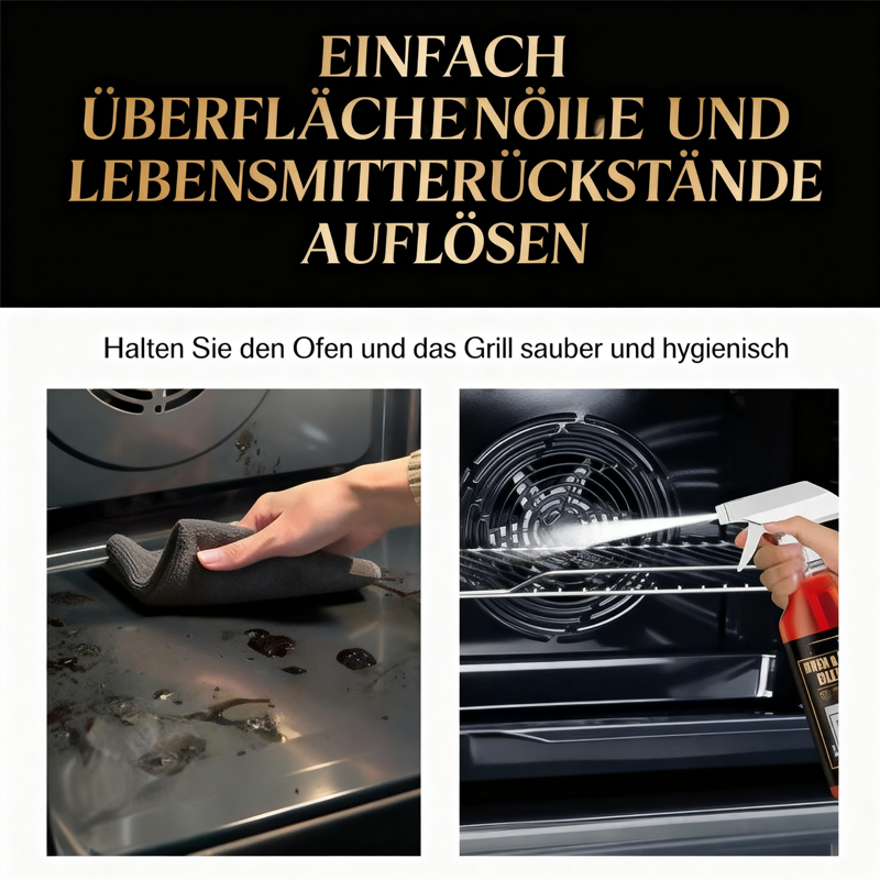 🧼 JETZT 60 % RABATT! ✨ Ofen- und Grillreiniger-Spray – Löst Fett in 5 Minuten, kein Schrubben nötig & beseitigt Gerüche 🔥