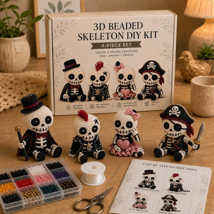 🏆Zeitlich begrenztes Angebot: 49 % Rabatt🧵✨Kleines 3D-Perlen-Tier-Bastelset