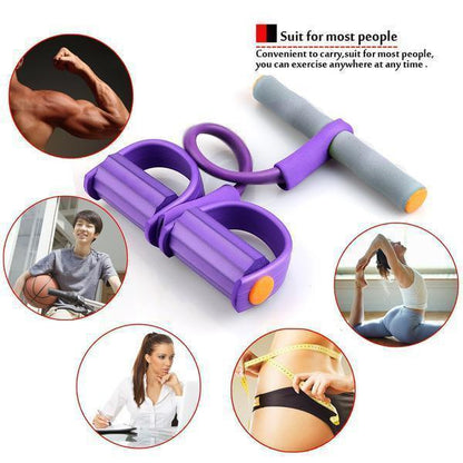 💪🏋️‍♀️ Multifunktionales Widerstandsband mit Fußpedal – Bauchmuskeltrainer, Beinübungen & Home-Fitness 🦵🔥 Jetzt stärker werden, Ganzkörper-Workout ohne Geräte – effizient, kompakt!
