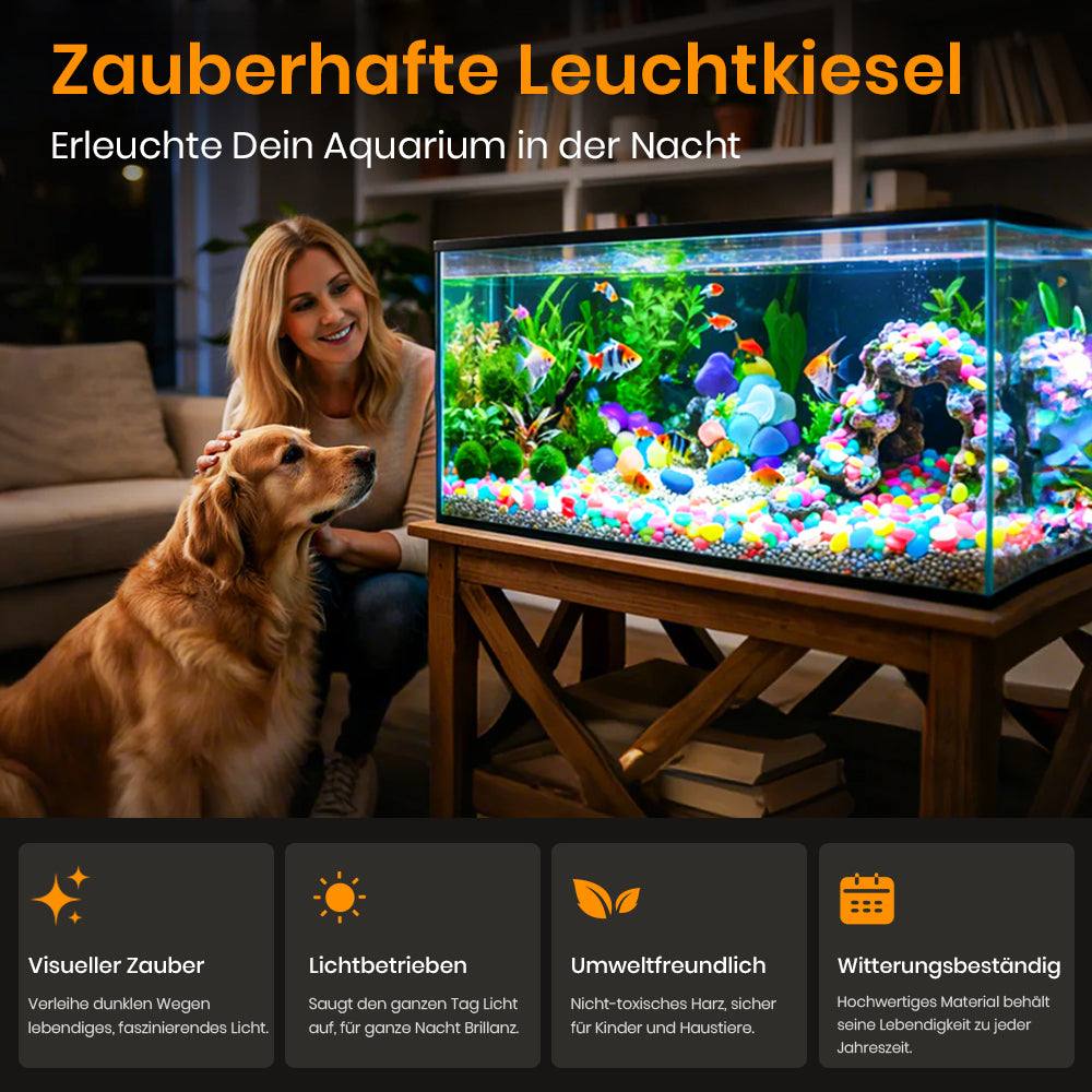 🏆Flash-Sale⚡Selbstleuchtende Steine – beleuchten Sie Ihre Außenumgebung mit einem bezaubernden Schein!