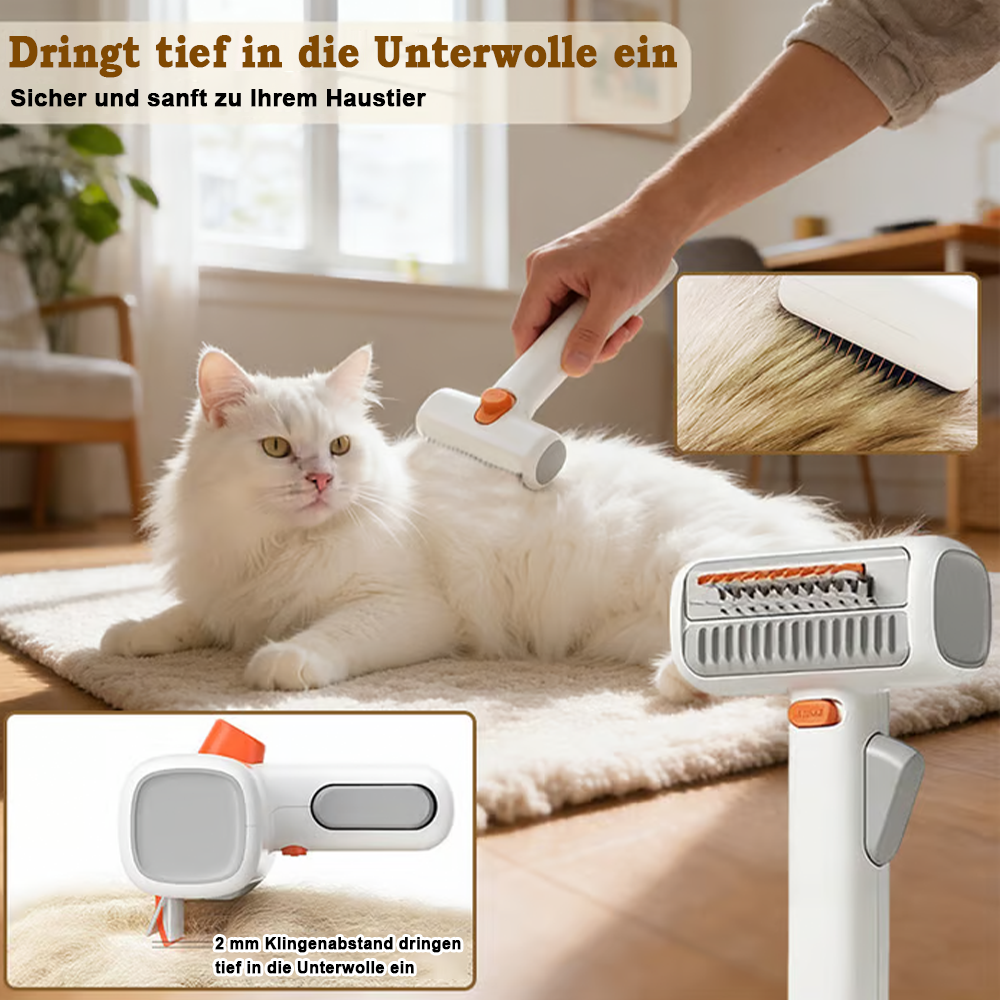 🔥 2026 SALE - 2-IN-1 Selbstentwirrender & Pflegekamm für Haustiere