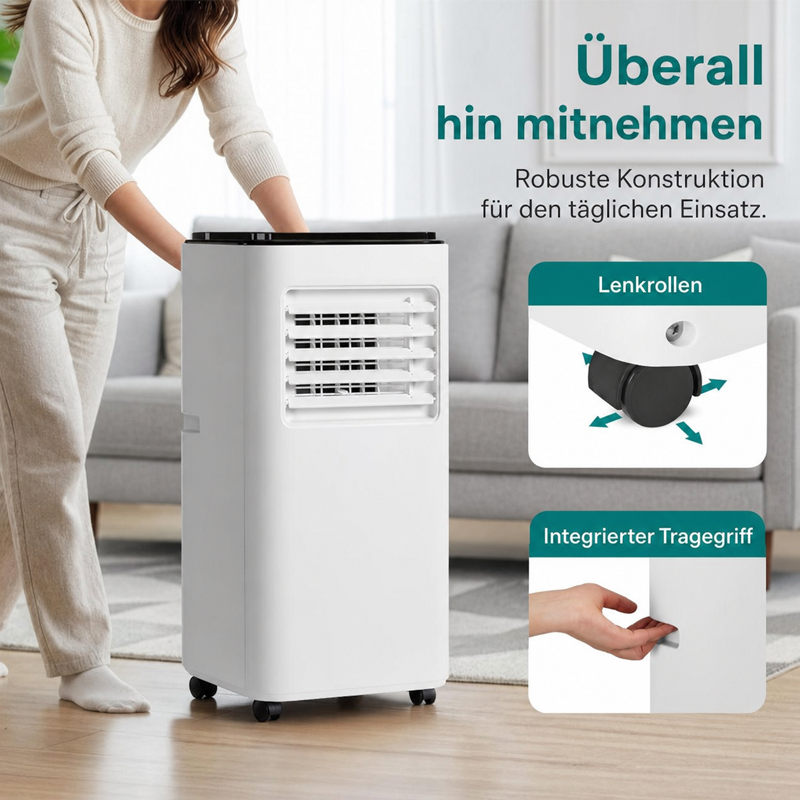 🌬️Tragbare 3-in-1-Klimaanlage mit Ventilator & Luftreiniger