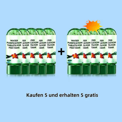 Blitzangebot: 50% Rabatt💥🚀Kaufen 2 und erhalten 1 gratis♻️💧Leistungsstarke Wasserreinigungstablette für Aquarien -Furzero®