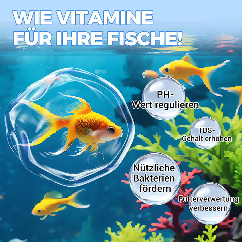 Blitzangebot: 50% Rabatt💥🚀Kaufen 2 und erhalten 1 gratis♻️💧Leistungsstarke Wasserreinigungstablette für Aquarien -Furzero®