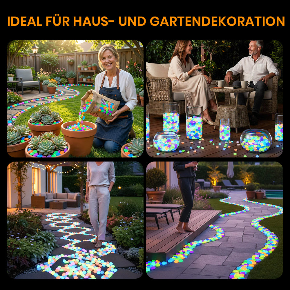 🏆Flash-Sale⚡Selbstleuchtende Steine – beleuchten Sie Ihre Außenumgebung mit einem bezaubernden Schein!
