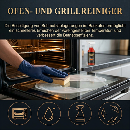 🧼 JETZT 60 % RABATT! ✨ Ofen- und Grillreiniger-Spray – Löst Fett in 5 Minuten, kein Schrubben nötig & beseitigt Gerüche 🔥