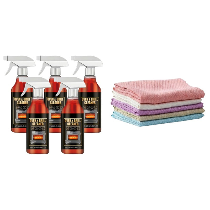 🧼 JETZT 60 % RABATT! ✨ Ofen- und Grillreiniger-Spray – Löst Fett in 5 Minuten, kein Schrubben nötig & beseitigt Gerüche 🔥