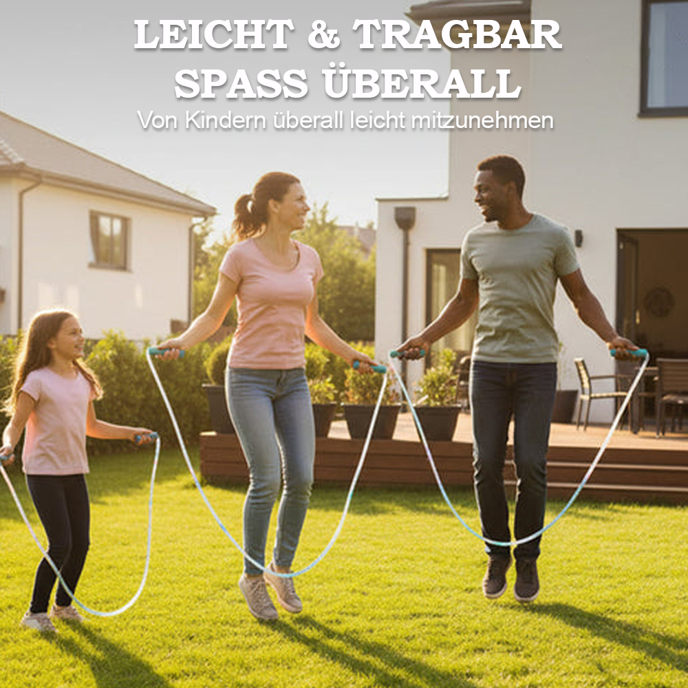 🕹️ KAUFE 2, ERHALTE 1 GRATIS! 🎉 LED-Leuchtseil zum Springen – 3 Lichtmodi, Verstellbare Länge & Rutschfester Griff ✨📦-Remifa®