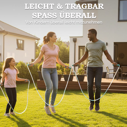 🕹️ KAUFE 2, ERHALTE 1 GRATIS! 🎉 LED-Leuchtseil zum Springen – 3 Lichtmodi, Verstellbare Länge & Rutschfester Griff ✨📦-Remifa®