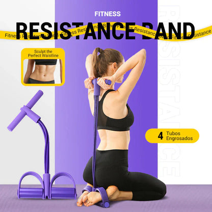 💪🏋️‍♀️ Multifunktionales Widerstandsband mit Fußpedal – Bauchmuskeltrainer, Beinübungen & Home-Fitness 🦵🔥 Jetzt stärker werden, Ganzkörper-Workout ohne Geräte – effizient, kompakt!