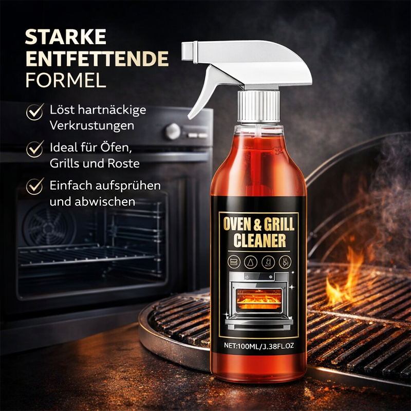 🧼 JETZT 60 % RABATT! ✨ Ofen- und Grillreiniger-Spray – Löst Fett in 5 Minuten, kein Schrubben nötig & beseitigt Gerüche 🔥