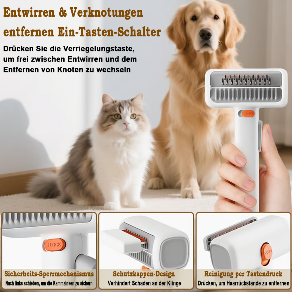 60% OFF DE🔥 2026 SALE - 2-IN-1 Selbstentwirrender & Pflegekamm für Haustiere (Copy)