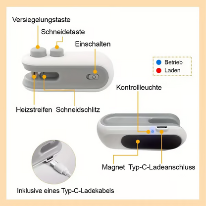 60% OFF💥Neujahrsangebot 55% Rabatt💥✨Mini Siegelmaschine – 🧊Frisch halten -Remifa® (Copy)