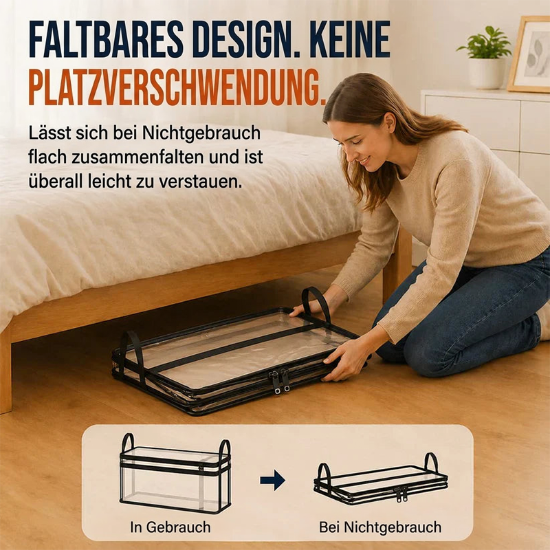 🔥Letzter Tag – 50 % Rabatt📦Tragbare, große, strapazierfähige, durchsichtige Aufbewahrungsbox aus dickem Kunststoff mit Klappdeckel | Haushalt, Reisen & Camping