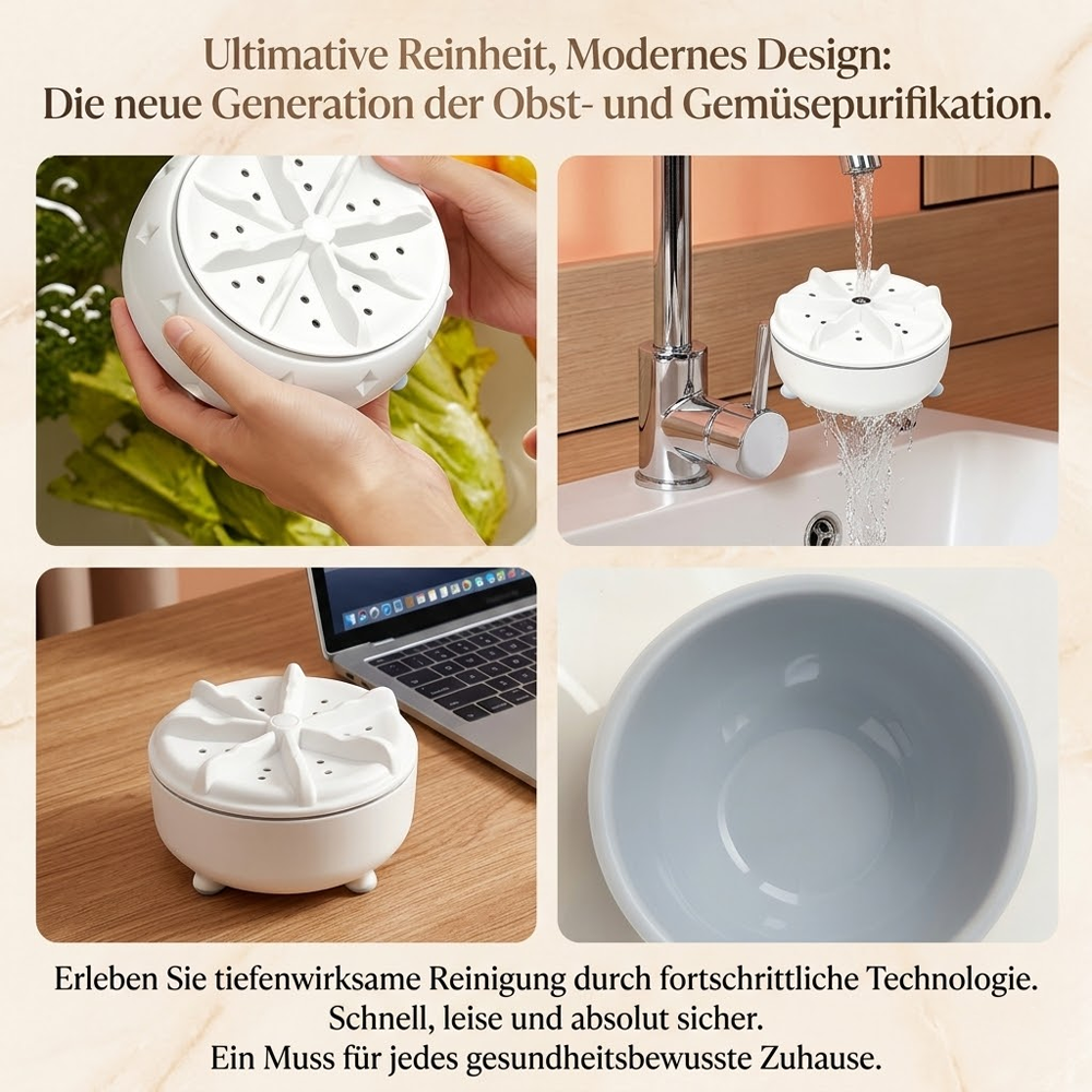 60% OFF DE🍉🥬 Effiziente tragbare Obst- und Gemüsewaschmaschinen (Copy)