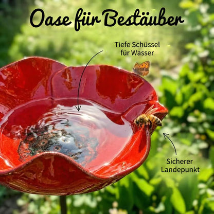 💖🎁 Geschenke zum Muttertag 2026 mit 49 % Rabatt 🎁Handgefertigter Metall-Gartenstecker mit Blume und Vogel 🐦