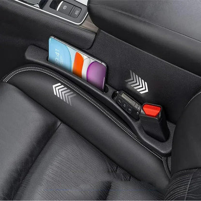 💺Nie wieder das Handy zwischen den Autositzen verlieren🚗🌟Universeller Sitzlücken-Füller • Organizer mit Doppel-Fach🌟