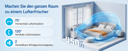 🌬️Tragbare 3-in-1-Klimaanlage mit Ventilator & Luftreiniger