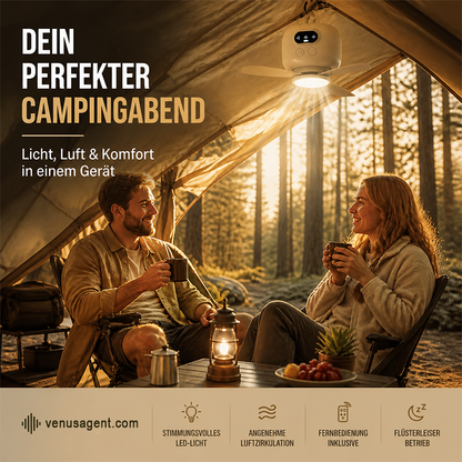 ⏰ Zeitlich begrenztes Angebot: 40% RABATT auf wiederaufladbaren Deckenventilator mit LED! 🌬️✨
