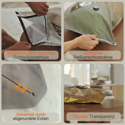 60% OFF DE Vakuum-Kompressionsbeutel für Reisen & Zuhause – Platzsparende Aufbewahrung für Kleidung 🧳🏠 (Copy)