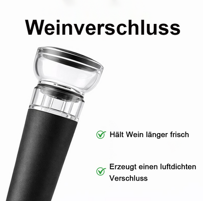 🎉Neujahrsdeal! 50% Rabatt✨automatischer elektrischer Weinöffner – ein-Knopf Bedienung, USB-aufladbar, leise & kraftvoll, öffnet Flaschen mühelos für Zuhause & Partys -Remifa®