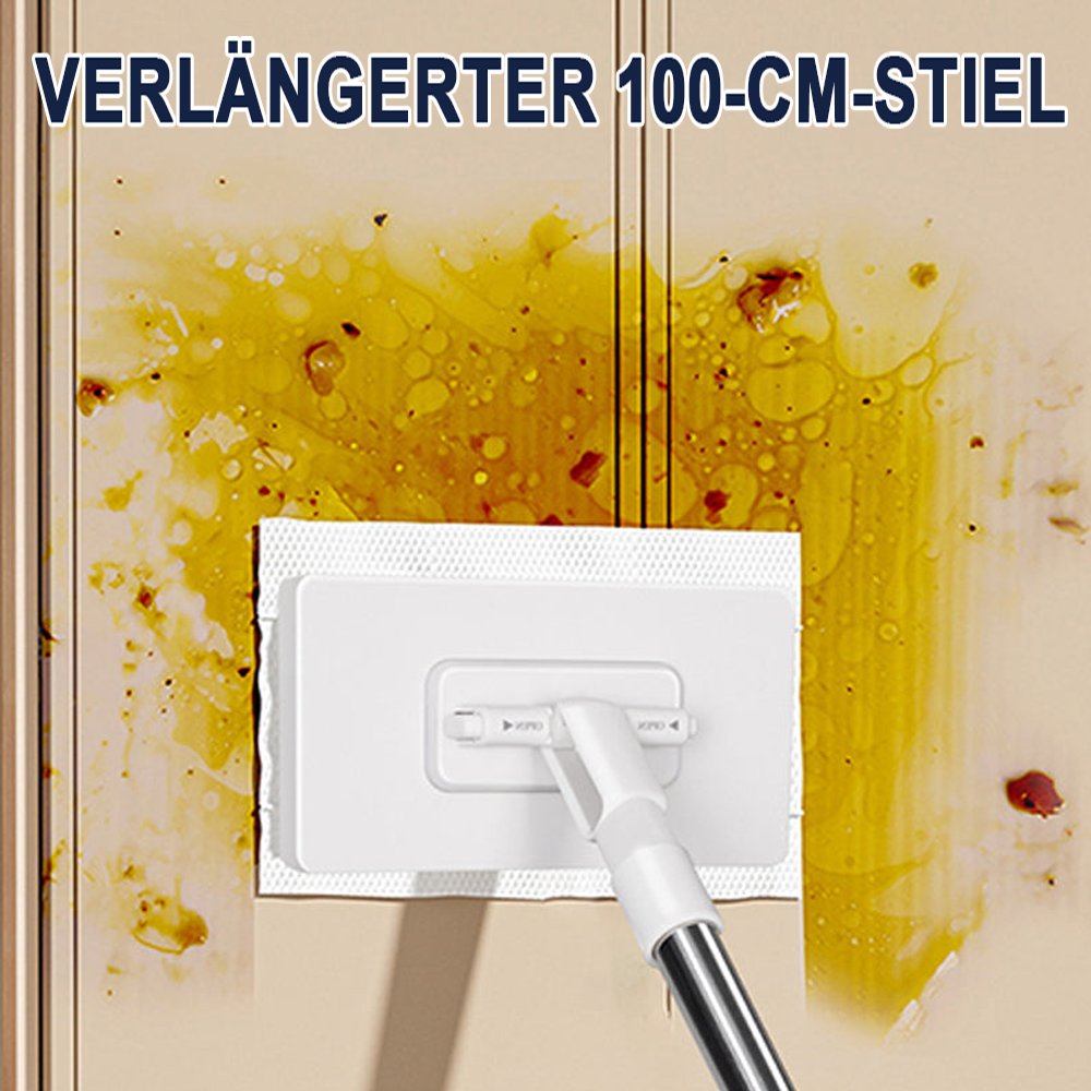 💥 LETZTER TAG! 50% RABATT 💥 Einweg-Staubmopp mit 5 wiederverwendbaren Bezügen 🧹✨  -Furzero®